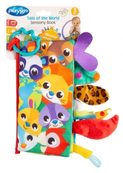 Playgro Tails Of The World Buggyboekje P0187967 -Kinderwagen Winkel 0187967 Tails of the World Sensory Book 2