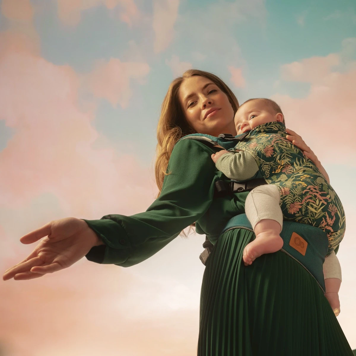 Kinderkraft Milo Nature Vibes Draagzak KNMILONAGRE0000 8 Kinderkraft Milo Nature Vibes Draagzak KNMILONAGRE0000 - Afbeelding 6