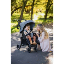 4Baby Rapid XXIII Grey Melange Wandelwagen 31 4Baby Rapid XXIII Grey Melange Wandelwagen -Kinderwagen Winkel 4baby rapid xxiii wandelwagen sfeer 2