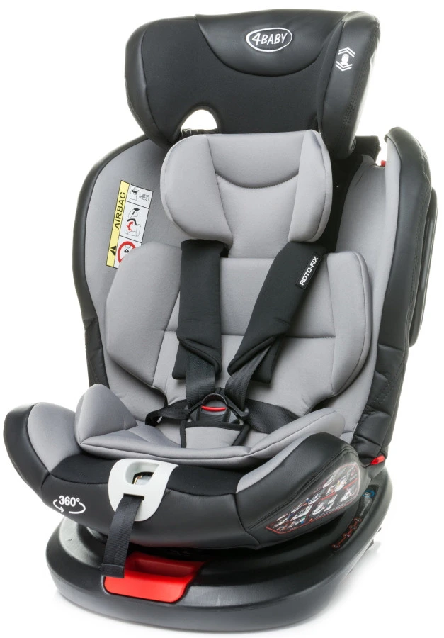 4Baby Roto-Fix Red 360º 0-36 Kg Isofix Autostoel 6 4Baby Roto-Fix Red 360º 0-36 Kg Isofix Autostoel - Afbeelding 4