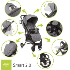 4Baby Smart 2.0 Beige Wandelwagen Incl. Beenkap 26 4Baby Smart 2.0 Beige Wandelwagen Incl. Beenkap -Kinderwagen Winkel 4baby smart 2.0 grey wandelwagen incl. beenkap 13 2