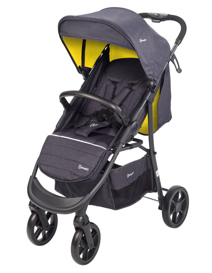 Babygo Style Mustard 3-in-1 Kinderwagen Incl. Autostoel 6322 7 Babygo Style Mustard 3-in-1 Kinderwagen Incl. Autostoel 6322 - Afbeelding 5