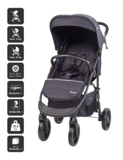 Babygo Style Black 3-in-1 Kinderwagen Incl. Autostoel 6323 24 Babygo Style Black 3-in-1 Kinderwagen Incl. Autostoel 6323 -Kinderwagen Winkel 6323 style3in1 black 4 babygo 2
