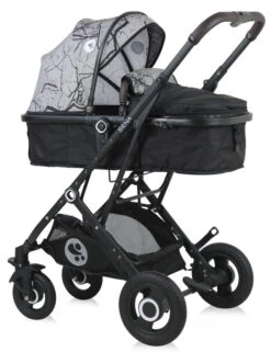 Lorelli Sena Grey Marble 3-in-1 Combi Kinderwagen Incl. Autostoel 1002161-2113 -Kinderwagen Winkel Lorelli Sena Grey Marble 3 in 1 Combi Kinderwagen incl. Autostoel 1002161 2113 3