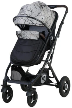 Lorelli Sena Grey Marble 3-in-1 Combi Kinderwagen Incl. Autostoel 1002161-2113 -Kinderwagen Winkel Lorelli Sena Grey Marble 3 in 1 Combi Kinderwagen incl. Autostoel 1002161 2113 4