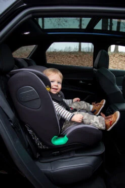 Ding York Black Leather I-Size Autostoel 9-36 Kg K63 -Kinderwagen Winkel ML Ding York 01 2 1