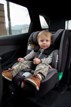 Ding York Black Leather I-Size Autostoel 9-36 Kg K63 -Kinderwagen Winkel ML Ding York 10 2 1