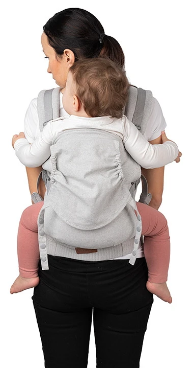 Momi Collet Grey Ergonomische Draagzak NOSI00003 7 Momi Collet Grey Ergonomische Draagzak NOSI00003 - Afbeelding 5