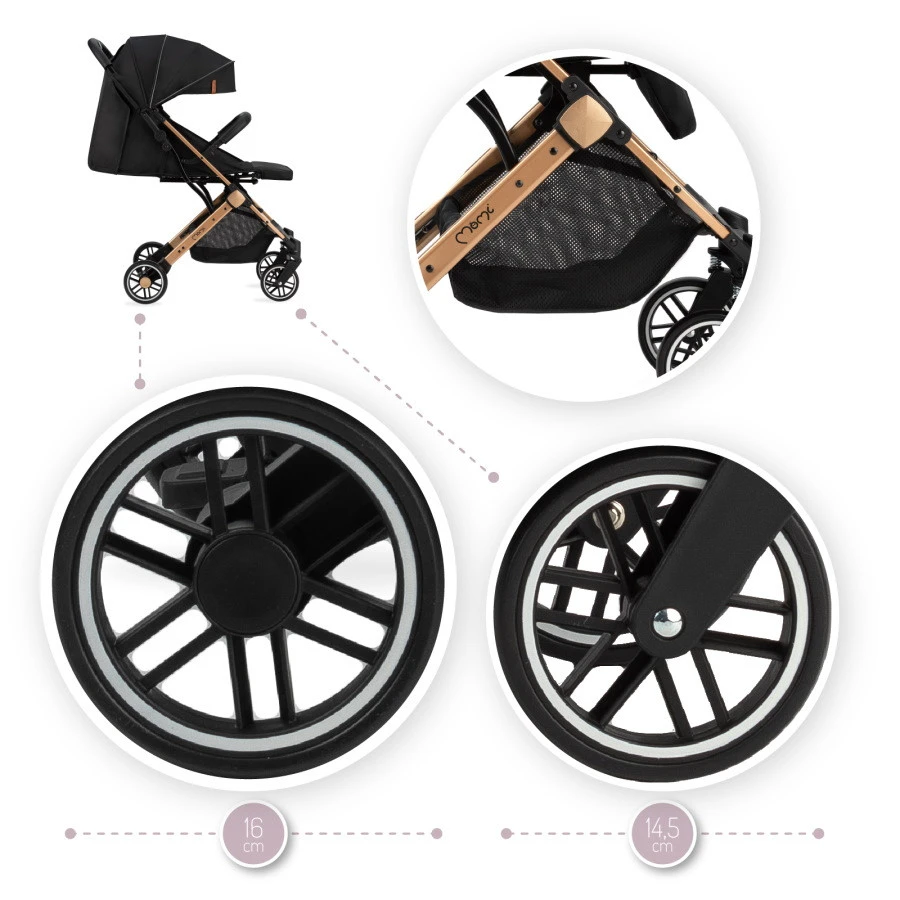 Momi Estelle Black Wandelwagen WOSP00003 10 Momi Estelle Black Wandelwagen WOSP00003 - Afbeelding 8