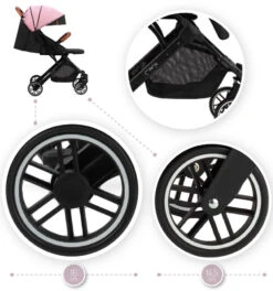 Momi Estelle Pink Wandelwagen WOSP00004 -Kinderwagen Winkel Momi Estelle Pink Wandelwagen WOSP00004 8