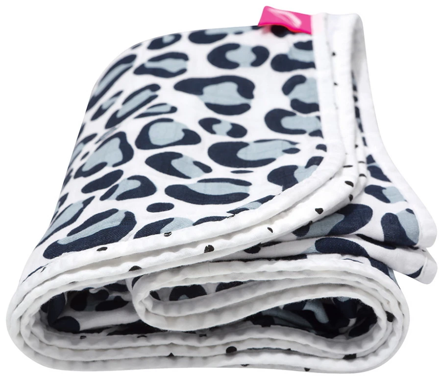 Motherhood Ocelot Dark Blue Dubbellaags Hydrofiel 95 X 110 Cm Wiegdeken 056 166 3 Motherhood Ocelot Dark Blue Dubbellaags Hydrofiel 95 X 110 Cm Wiegdeken 056 166