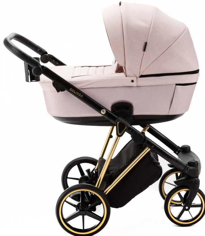 Adamex Belissa Special Edition Pink/Gold 2-in-1 Kinderwagen PS-540 5 Adamex Belissa Special Edition Pink/Gold 2-in-1 Kinderwagen PS-540 - Afbeelding 3