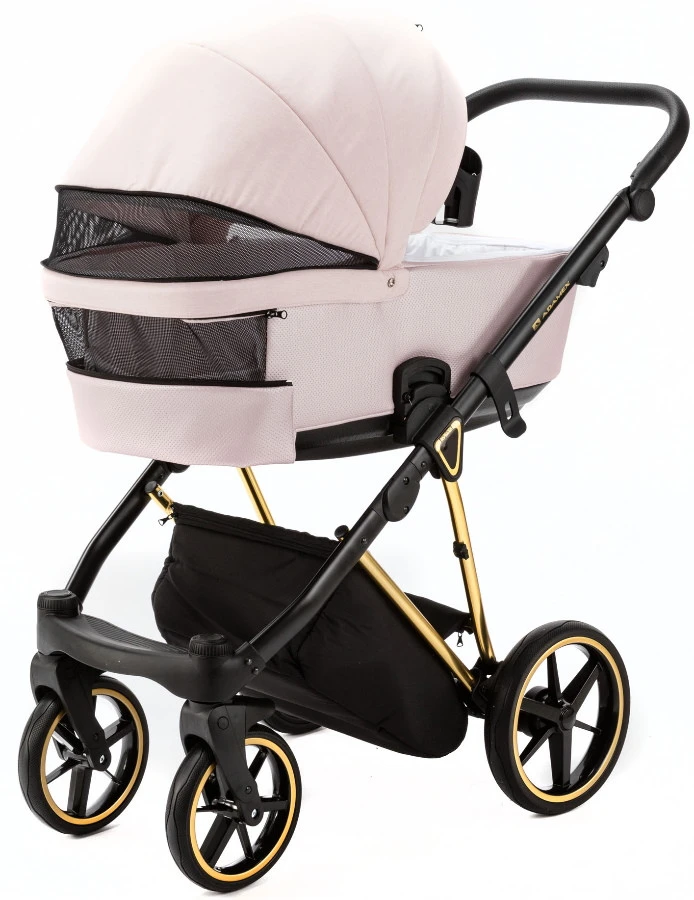 Adamex Belissa Special Edition Pink/Gold 2-in-1 Kinderwagen PS-540 6 Adamex Belissa Special Edition Pink/Gold 2-in-1 Kinderwagen PS-540 - Afbeelding 4