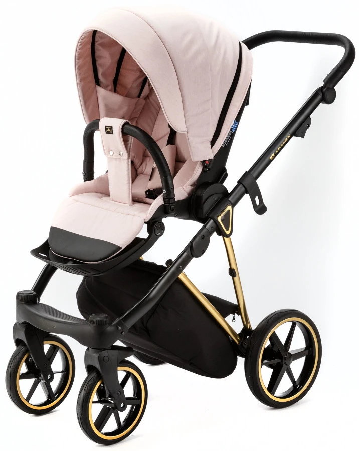 Adamex Belissa Special Edition Pink/Gold 2-in-1 Kinderwagen PS-540 8 Adamex Belissa Special Edition Pink/Gold 2-in-1 Kinderwagen PS-540 - Afbeelding 6
