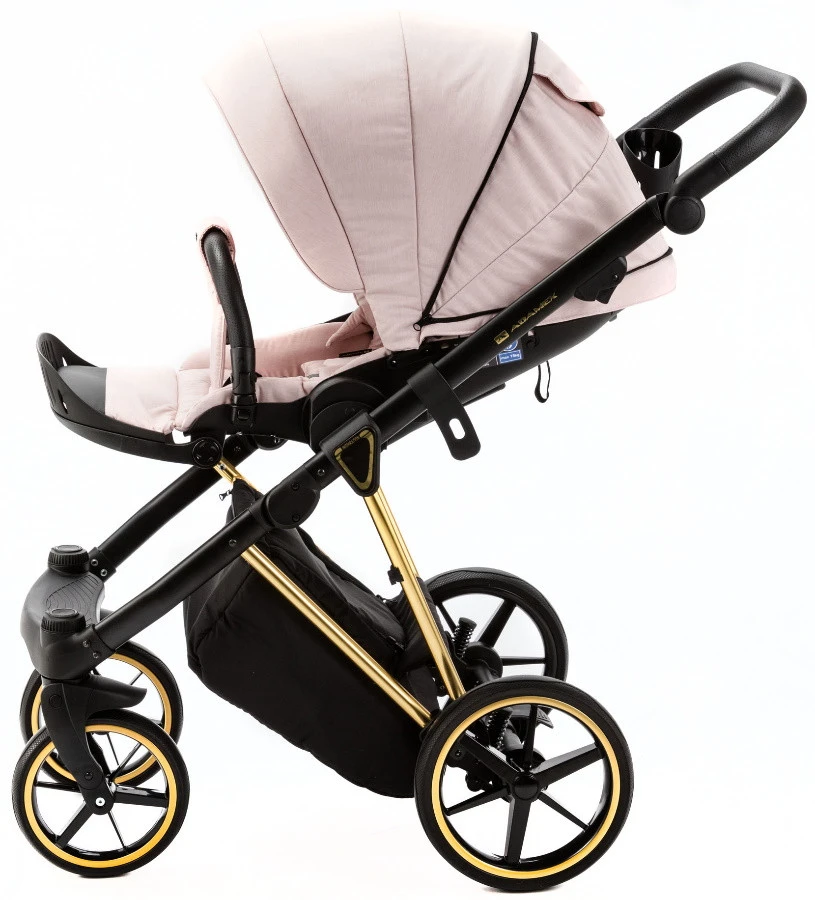 Adamex Belissa Special Edition Pink/Gold 2-in-1 Kinderwagen PS-540 11 Adamex Belissa Special Edition Pink/Gold 2-in-1 Kinderwagen PS-540 - Afbeelding 9