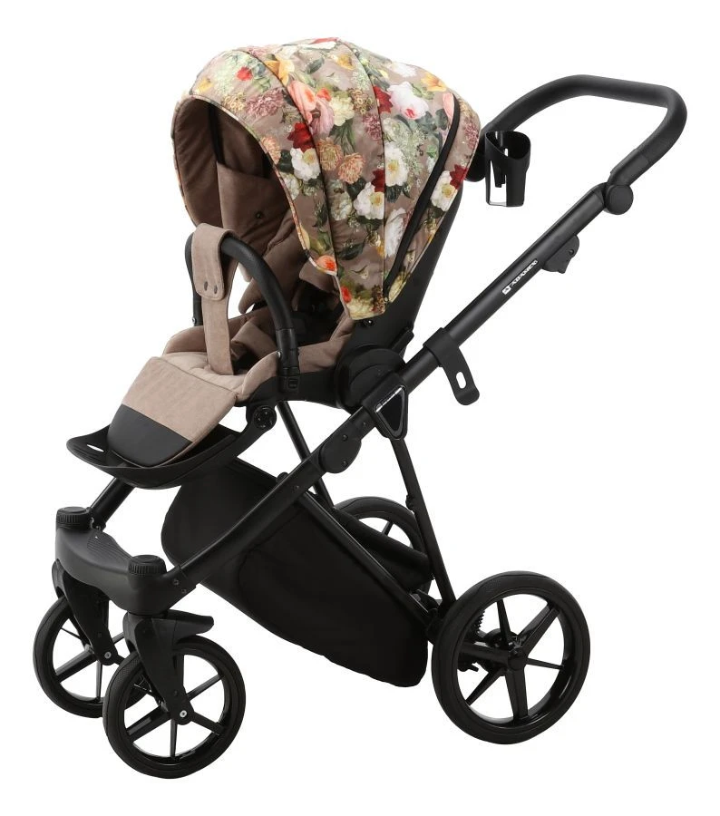 Adamex Porto Flowers Beige 2-in-1 Kinderwagen FL-5 9 Adamex Porto Flowers Beige 2-in-1 Kinderwagen FL-5 - Afbeelding 7