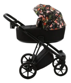 Adamex Porto Flowers Black 2-in-1 Kinderwagen FL-1 -Kinderwagen Winkel adamex porto flowers black 2 in 1 kinderwagen fl 1 6 1920x1920