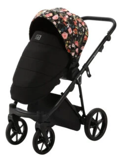 Adamex Porto Flowers Black 2-in-1 Kinderwagen FL-1 -Kinderwagen Winkel adamex porto flowers black 2 in 1 kinderwagen fl 1 8 1920x1920