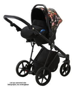 Adamex Porto Flowers Black 2-in-1 Kinderwagen FL-1 -Kinderwagen Winkel adamex porto flowers black 2 in 1 kinderwagen fl 1 9 1920x1920
