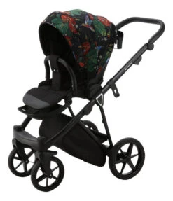 Adamex Porto Flowers Special Edition Black/Rose 2-in-1 Kinderwagen FL-8 -Kinderwagen Winkel adamex porto flowers black red 2 in 1 kinderwagen fl 8 2 1920x1920
