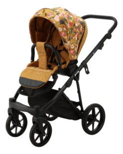 Adamex Porto Flowers Ochre 2-in-1 Kinderwagen FL-3 17 Adamex Porto Flowers Ochre 2-in-1 Kinderwagen FL-3 -Kinderwagen Winkel adamex porto flowers ochre 2 in 1 kinderwagen fl 3 2