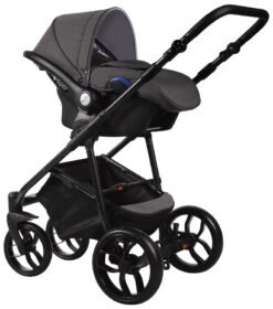 Baby Merc La Noche Grey 3-in-1 Kinderwagen Incl. Autostoel LN/06B -Kinderwagen Winkel baby merc la noche grey 3 in 1 kinderwagen incl. autostoel ln 06b