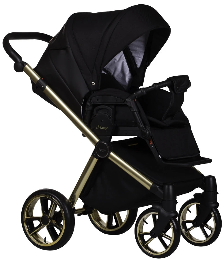 Baby Merc Mango Black/Gold LTD Kinderwagen Incl. Autostoel ML/204 - Afbeelding 3