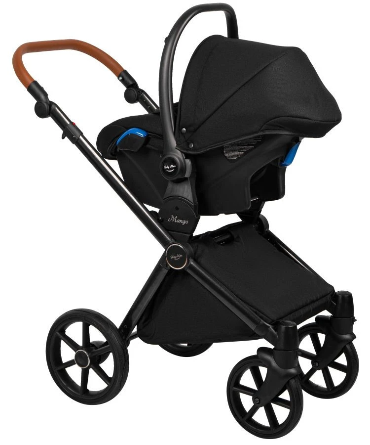 Baby Merc Mango Black Kinderwagen Incl. Autostoel M/ML204B 6 Baby Merc Mango Black Kinderwagen Incl. Autostoel M/ML204B - Afbeelding 4