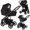 Baby Merc Mosca Black 3-in-1 Kinderwagen Incl. Autostoel MO/ML204/B -Kinderwagen Winkel baby merc mosca black 3 in 1 kinderwagen incl. autostoel 1