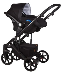 Baby Merc Mosca Black 3-in-1 Kinderwagen Incl. Autostoel MO/ML204/B -Kinderwagen Winkel baby merc mosca black 3 in 1 kinderwagen incl. autostoel 4