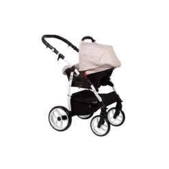 Baby Merc Q9 White/Beige Kinderwagen Incl. Autostoel Q9/197C 9 Baby Merc Q9 White/Beige Kinderwagen Incl. Autostoel Q9/197C -Kinderwagen Winkel baby merc q9 whitebeige kinderwagen incl. autostoel q9197c2