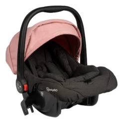 Babygo Basket Pink Melange Wandelwagen Incl. Autostoel 64013 -Kinderwagen Winkel babygo basket pink melange wandelwagen incl. autostoel 64013 3