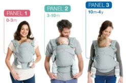 Babylonia Flexia Deep Grey Draagzak BDDFLEX1914 -Kinderwagen Winkel babylonia flexia pine green draagzak 8 1