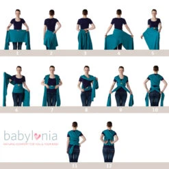 Babylonia Tricot-Slen Organic Sierra Brown Draagdoek BDDTS_1_903 -Kinderwagen Winkel babylonia knoopwijze 10 1