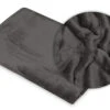 Babymatex BoNo Fleece Donkergrijs 75x100 Cm Wiegdeken TB0208_44 -Kinderwagen Winkel babymatex bono 100x150 cm donkergrijs ledikantdeken to0101 44 2 1