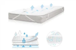 Babymatex AeroLine Oxi Proof 35x75 Cm Matrasbeschermer TB0325_01 -Kinderwagen Winkel babymatex oxi proof 70x140 cm matrasbeschermer tb0330 01 2