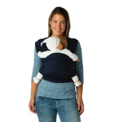 Babylonia Tricot-Slen Bamboo Khaki Green Draagdoek BDDTSB_1_707 -Kinderwagen Winkel bddts position 02 lr 1