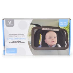 Cangaroo Autospiegel Met LED Licht 109396 -Kinderwagen Winkel cangaroo autospiegel met led licht 109396 8
