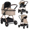 Cangaroo Empire Beige 3-in-1 Kinderwagen Incl. Autostoel -Kinderwagen Winkel cangaroo empire beige 3 in 1 kinderwagen incl. autostoel 1