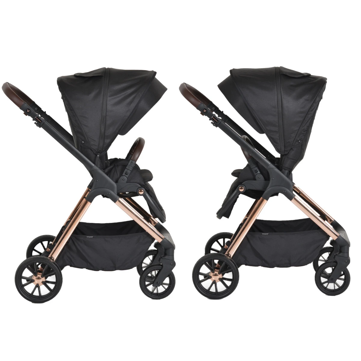 Cangaroo Empire Black 3-in-1 Kinderwagen Incl. Autostoel 13 Cangaroo Empire Black 3-in-1 Kinderwagen Incl. Autostoel - Afbeelding 11