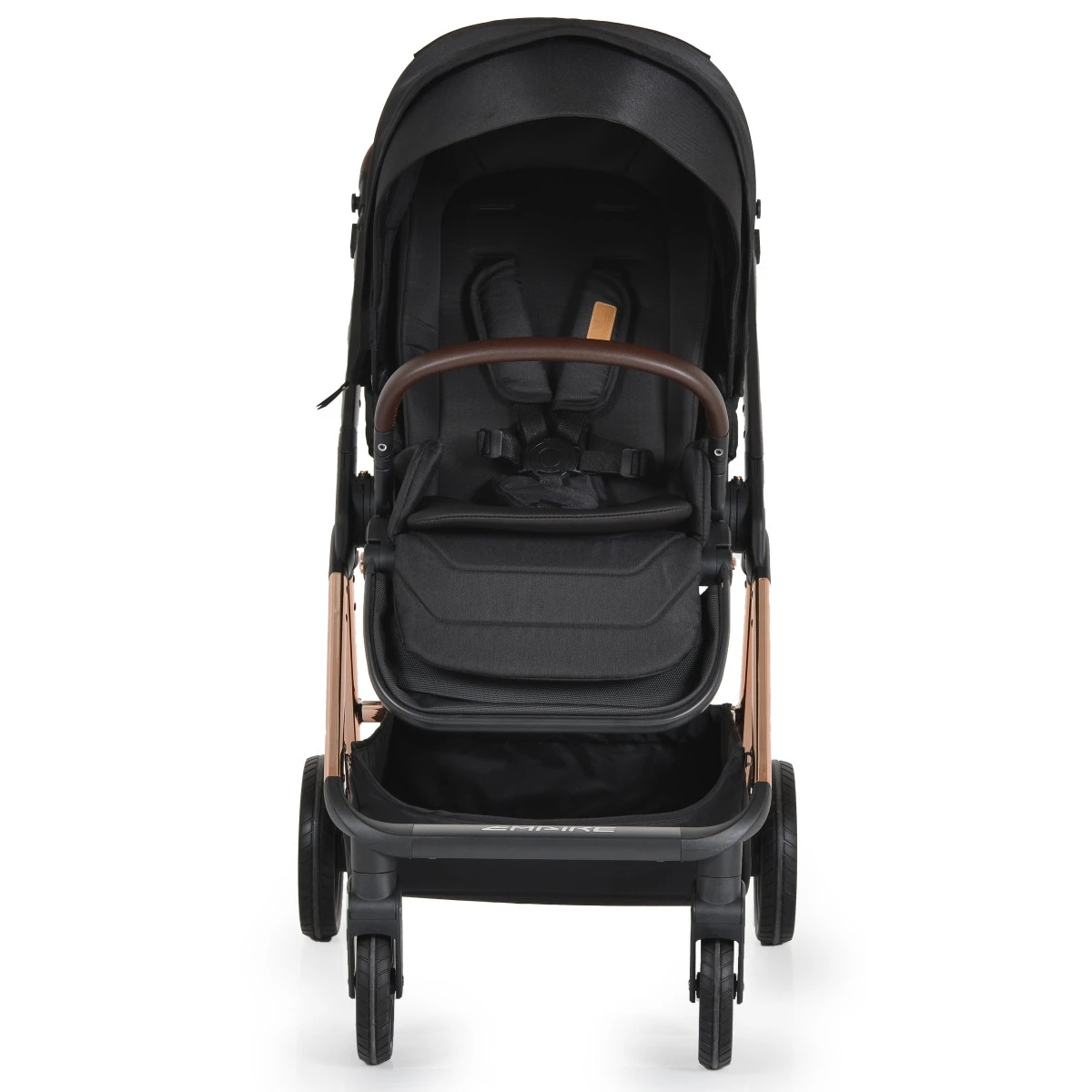 Cangaroo Empire Black 3-in-1 Kinderwagen Incl. Autostoel 16 Cangaroo Empire Black 3-in-1 Kinderwagen Incl. Autostoel - Afbeelding 14