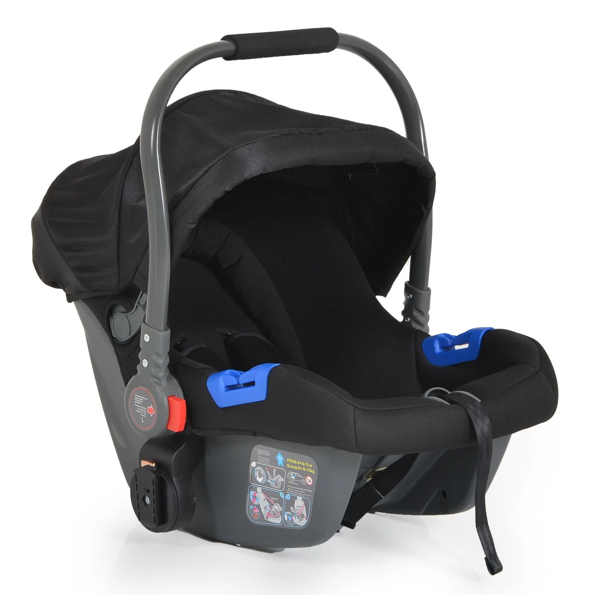 Cangaroo Empire Black 3-in-1 Kinderwagen Incl. Autostoel 18 Cangaroo Empire Black 3-in-1 Kinderwagen Incl. Autostoel - Afbeelding 16