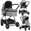 Cangaroo Empire Light Grey 3-in-1 Kinderwagen Incl. Autostoel -Kinderwagen Winkel cangaroo empire light grey 3 in 1 kinderwagen incl. autostoel 1