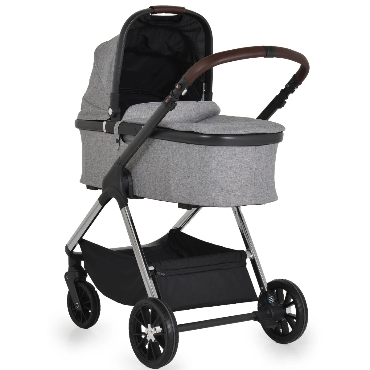 Cangaroo Empire Light Grey 3-in-1 Kinderwagen Incl. Autostoel 4 Cangaroo Empire Light Grey 3-in-1 Kinderwagen Incl. Autostoel - Afbeelding 2