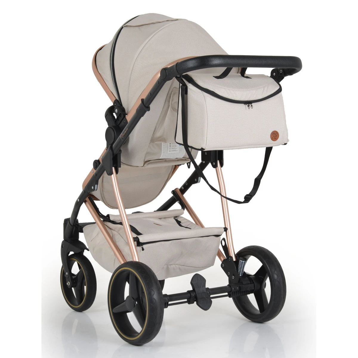 Cangaroo Florence Beige 3-in-1 Kinderwagen Incl. Autostoel 109994 19 Cangaroo Florence Beige 3-in-1 Kinderwagen Incl. Autostoel 109994 - Afbeelding 17