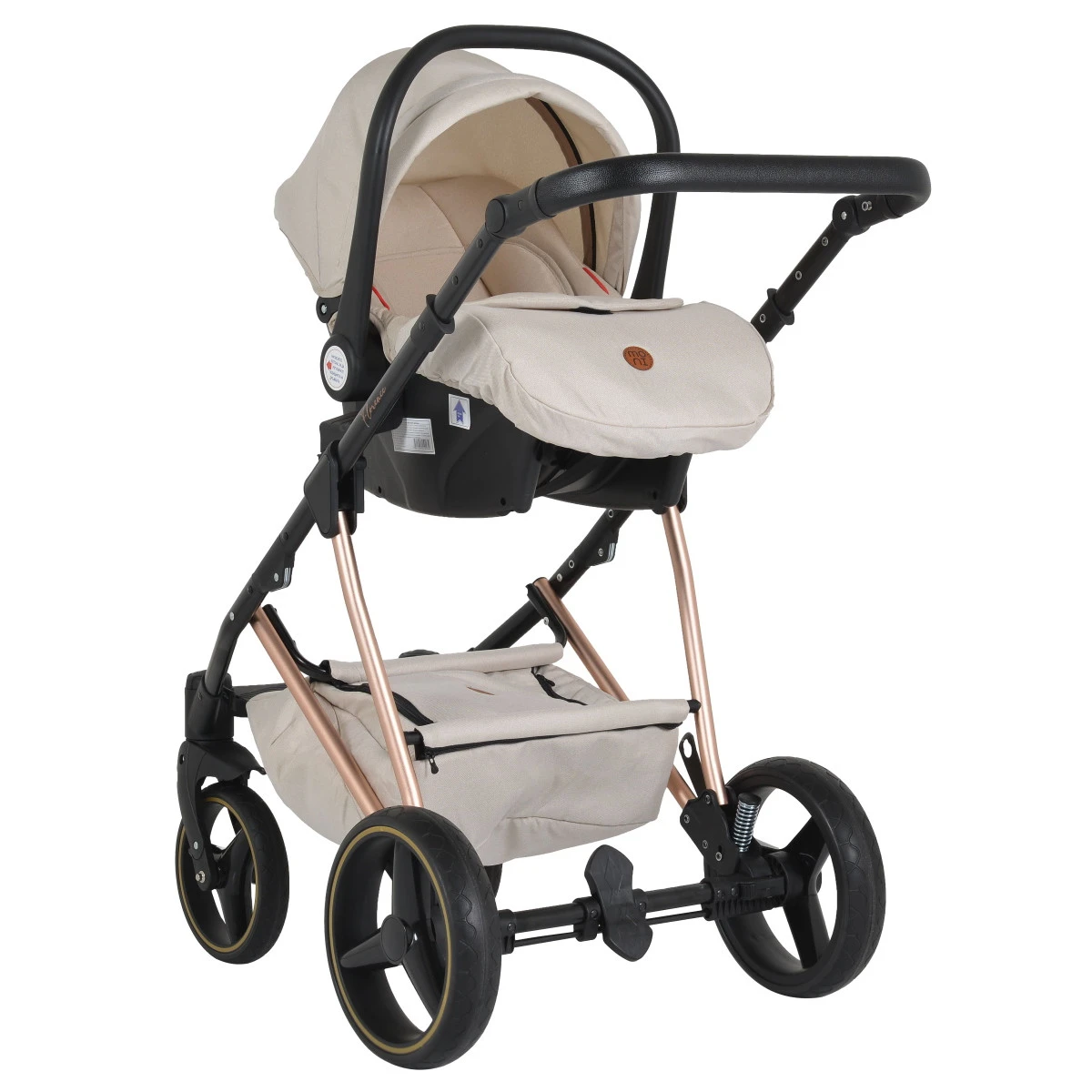 Cangaroo Florence Beige 3-in-1 Kinderwagen Incl. Autostoel 109994 20 Cangaroo Florence Beige 3-in-1 Kinderwagen Incl. Autostoel 109994 - Afbeelding 18