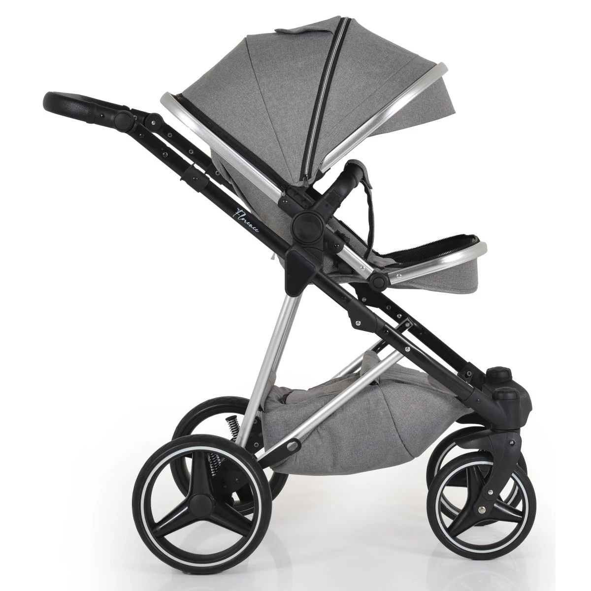 Cangaroo Florence Grey 3-in-1 Kinderwagen Incl. Autostoel 109996 13 Cangaroo Florence Grey 3-in-1 Kinderwagen Incl. Autostoel 109996 - Afbeelding 11