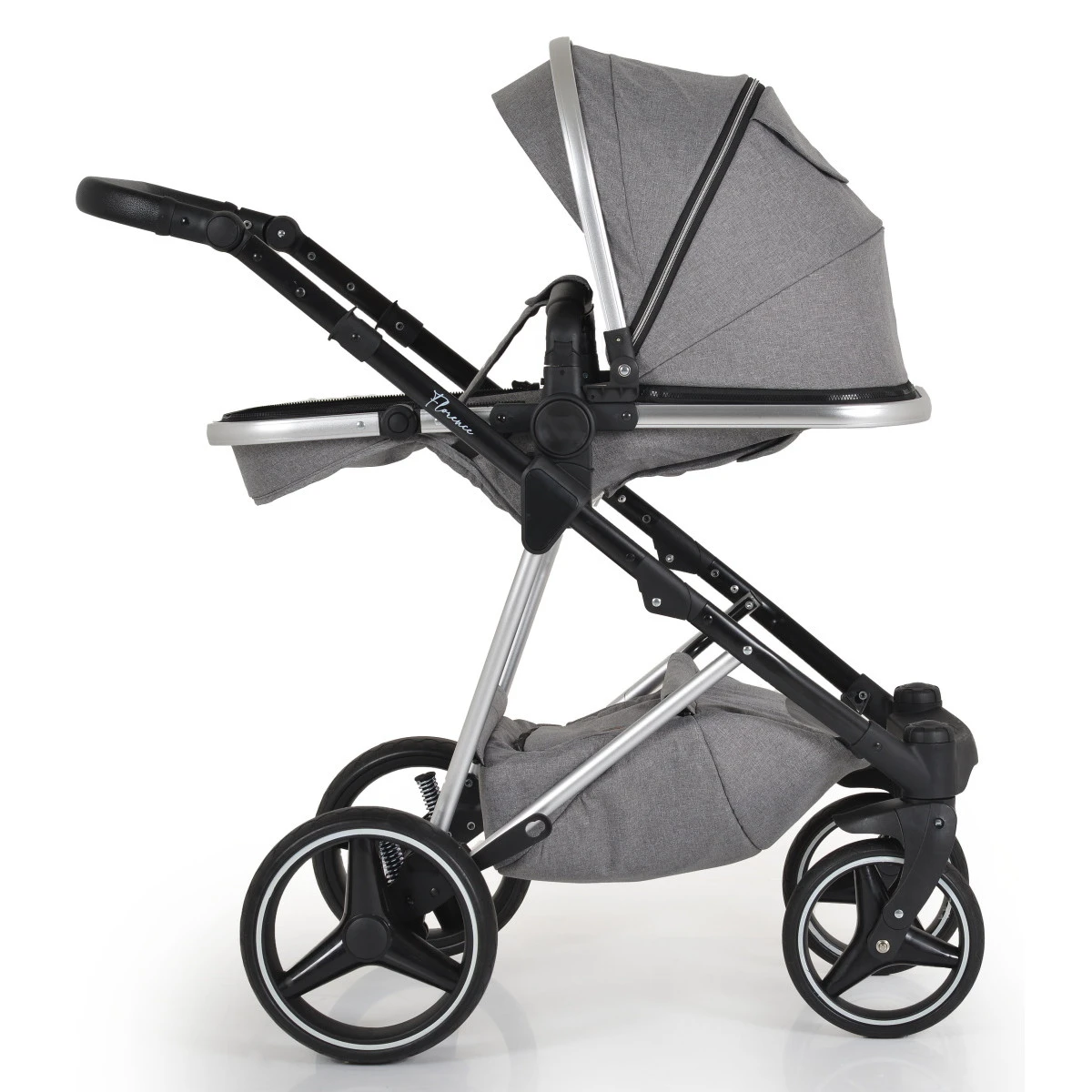 Cangaroo Florence Grey 3-in-1 Kinderwagen Incl. Autostoel 109996 15 Cangaroo Florence Grey 3-in-1 Kinderwagen Incl. Autostoel 109996 - Afbeelding 13