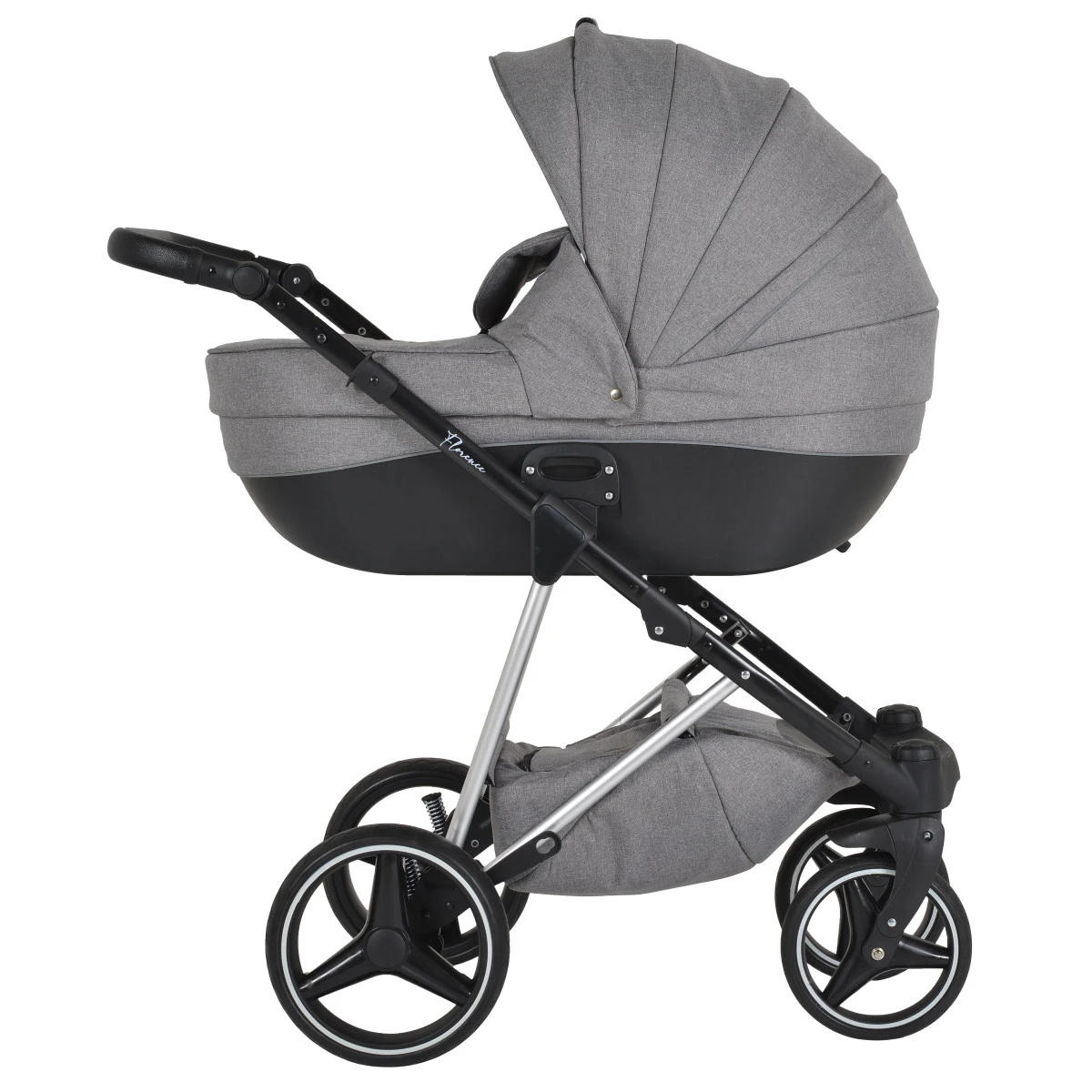 Cangaroo Florence Grey 3-in-1 Kinderwagen Incl. Autostoel 109996 4 Cangaroo Florence Grey 3-in-1 Kinderwagen Incl. Autostoel 109996 - Afbeelding 2