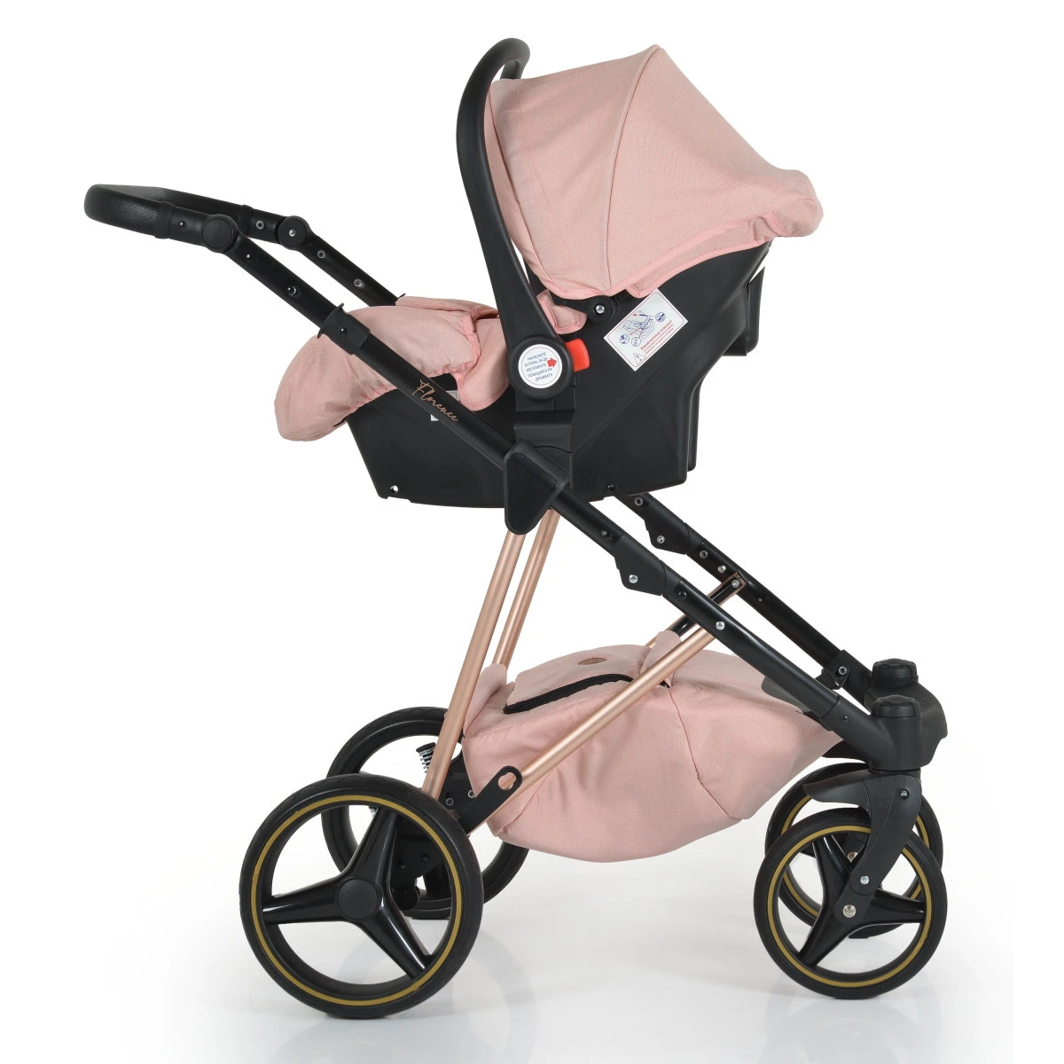 Cangaroo Florence Pink 3-in-1 Kinderwagen Incl. Autostoel 109995 21 Cangaroo Florence Pink 3-in-1 Kinderwagen Incl. Autostoel 109995 - Afbeelding 19